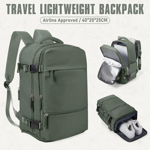 Mochila Cabina de Viaje Avión 40x20x25, Mochila Cabina para Maletas de Viaje Ryanair 40x30x20 Cabina para Hombres Equipaje de Mano antirrobo