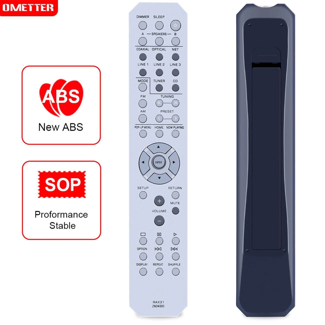 RAX31 ZN04320 استبدال جهاز التحكم عن بعد مناسبة ل ياماها شبكة ستيريو استقبال R-N301BL R-N301 RN301BL RN301