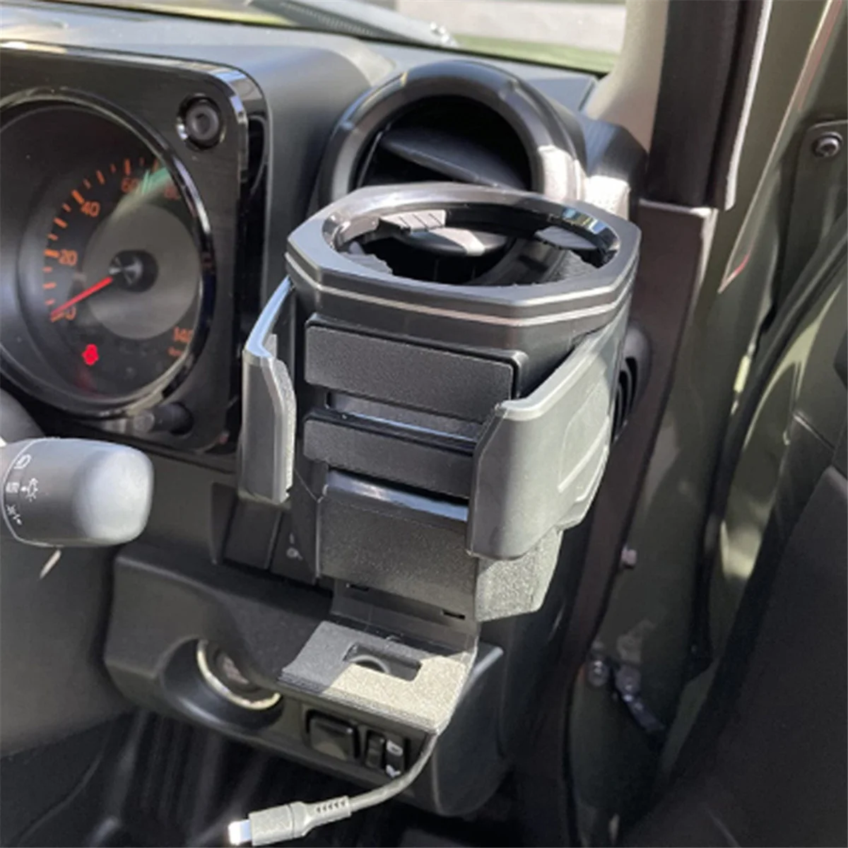 BAAA-Car الجبهة كأس مقبض شرب حامل هاتف المنظم Storgae لسوزوكي جيمي JB64/JB74 2018 -2022
