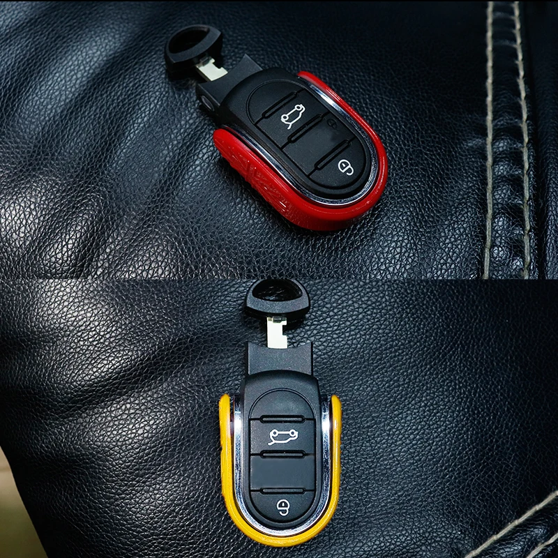 Car Styling ABS Key Case Cover Chain Union Jack For BMW Mini Cooper JCW F54 F55 F56 F57 F60 Clubman Countryman Car Accessories