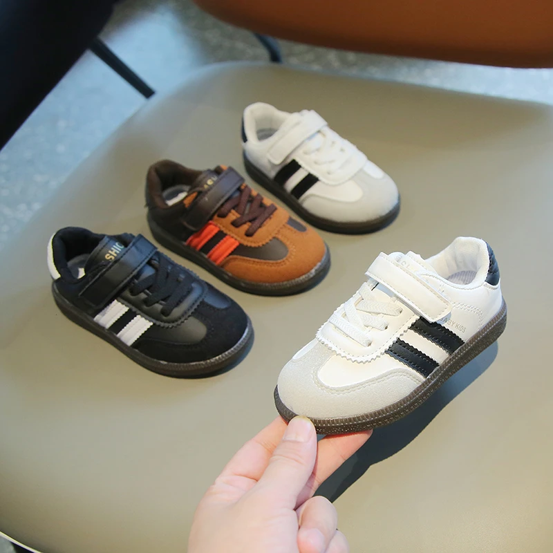 Children's White School Tennis Shoes Non-slip Versatile Kids Shoes for Boy Soft Bottom Causal Girls Fashion Outdoor Sneakers Hot