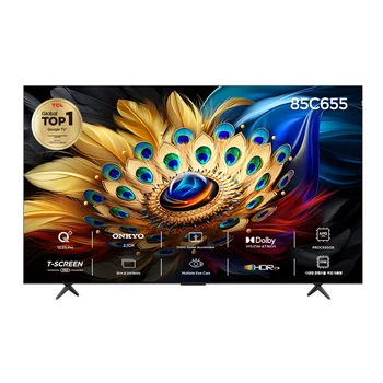 TCL 4K QLED 안드로이드 12 TV, 216cm(85인치), 85C655, 방문설치