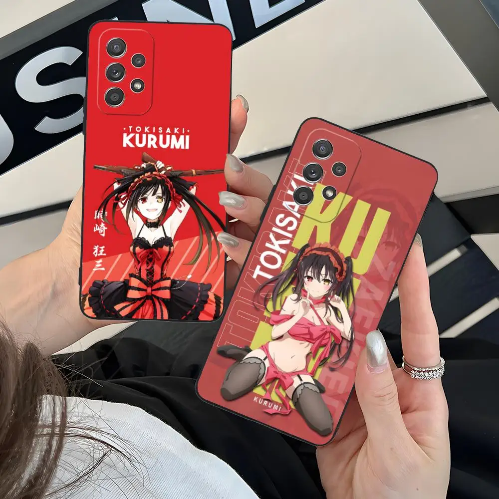 تاريخ لايف كورومي توكيساكي قضية الهاتف لسامسونج غالاكسي M55 54 42 35 34 33 32 23 22 15 14 13 12 F55 5G غطاء اللون جميل