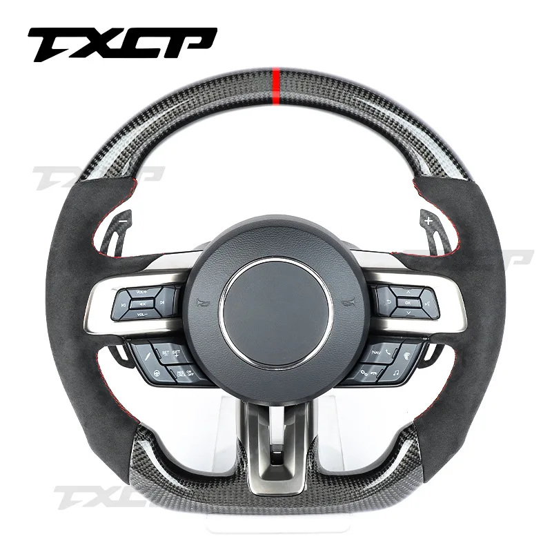 

For Ford 2015-2022 Mustang Shelby 2.3T 5.0 GT500 Carbon Fiber Paddle Shifters