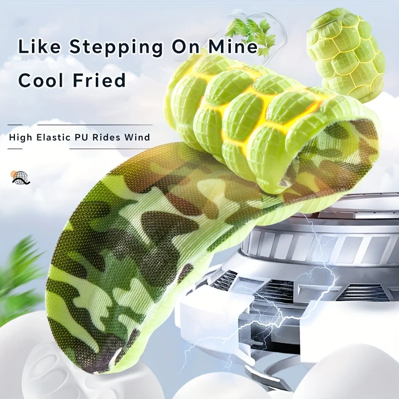 Wkładki sportowe 4D Miękkie Oddychające Dezodorujące Wysoka Elastyczność Amortyzujące Wkładki do Butów do Biegania dla Kobiet i Mężczyzn Lateksowe Wkładki Masujące