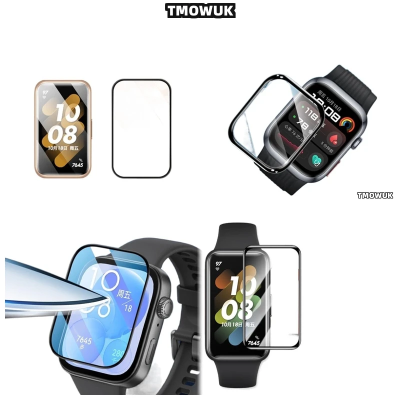 

For Huawei Band 6 7 8 9 10 B6 B7 Watch D2 Fit 3 4 Pro SE, Anti-Fingerprint