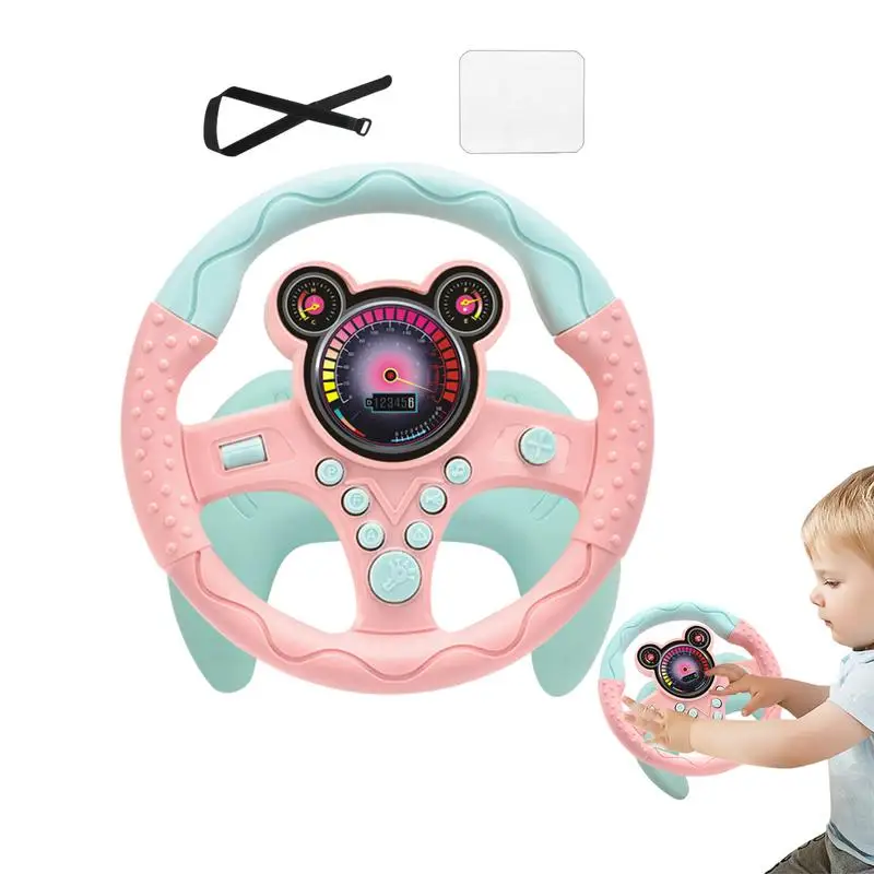 

Simulated Steering Wheel Interactive Simulated Driving Steering Wheel With Music Preschoolers Pretend Play Toy 360 Degree