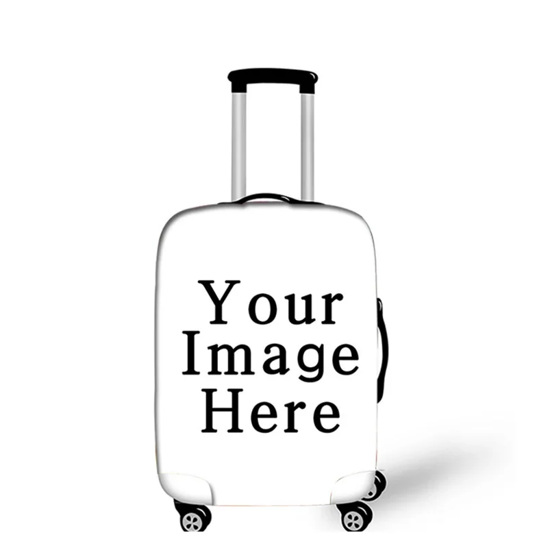 

18-32 Inch Customize Your Image / Name / Logo Luggage Cover Suitcase Protective Covers Elastic Anti-dust Case Cover Trolley