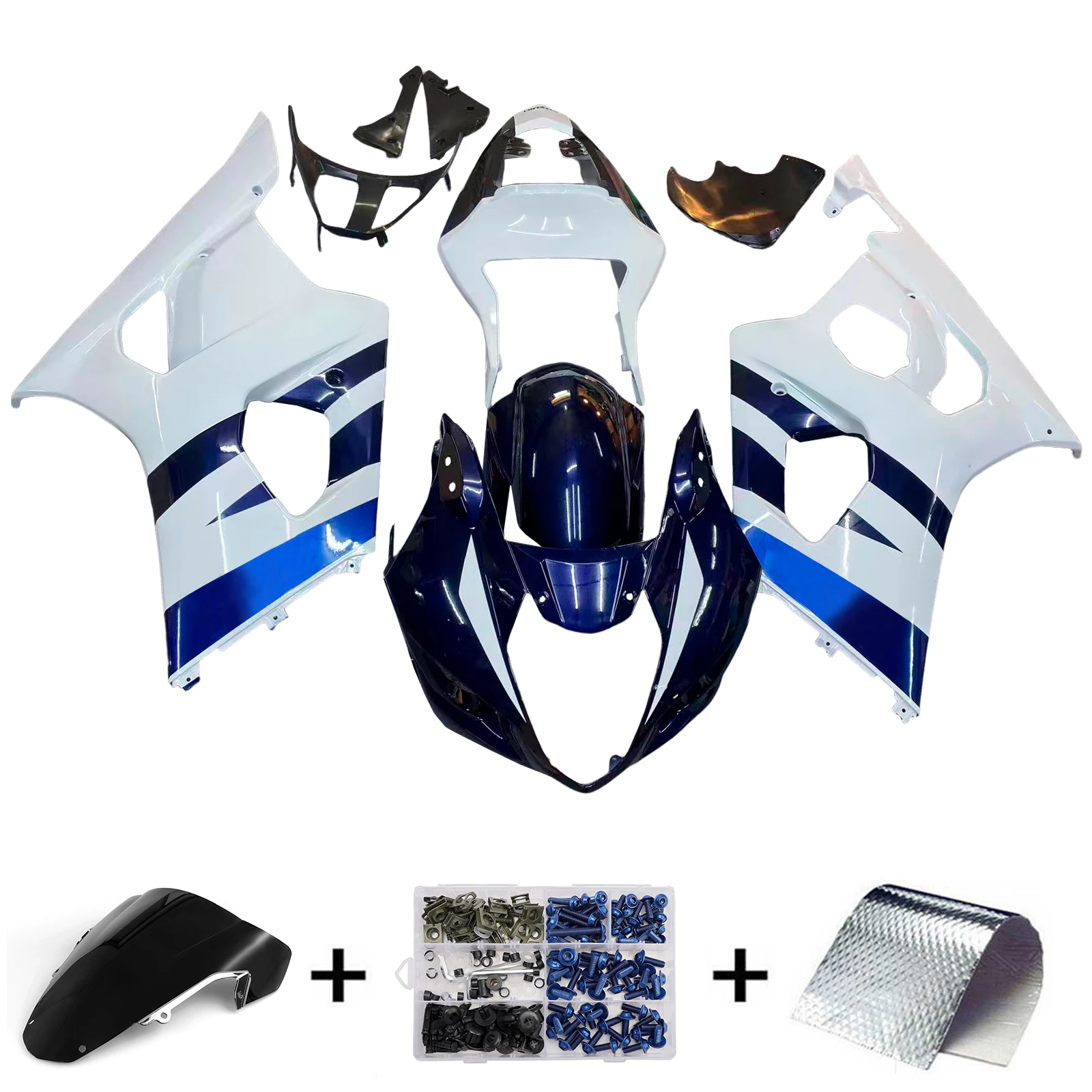 Topteng Injection Fairing Kit Bodywork Plastic ABS For Suzuki GSXR1000 2003 2004 K3 GSXR 1000