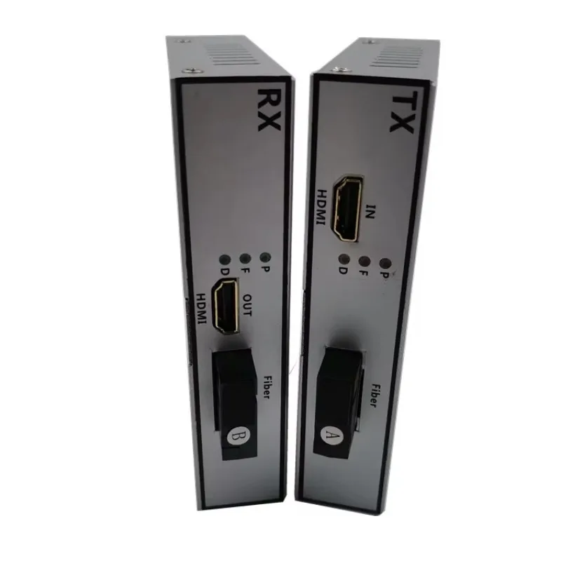 20KM Single Mode Fiber Optic to HD MI Extender 1920X1080P 60Hz with 1CH Port and Audio