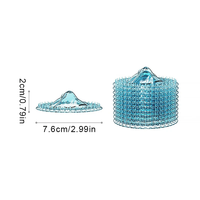 10 Stuks Wegwerp Afvoer Filter Haar Catcher Haar Proof Badkamer Vloer Drains Douche Afvoer Cover Anti-Verstopping Mesh voor Haar/Afval