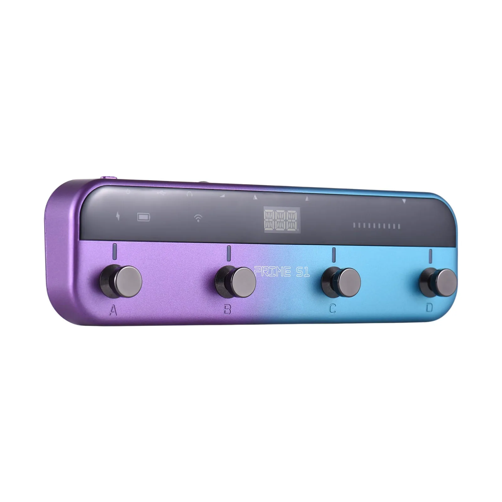 معالج MOOER متعدد التأثيرات بدواسة تأثير جيتار ستيريو مع وحدة تحكم في مفتاح القدم اللاسلكية 128 نماذج تأثير الجيتار 40 طبل