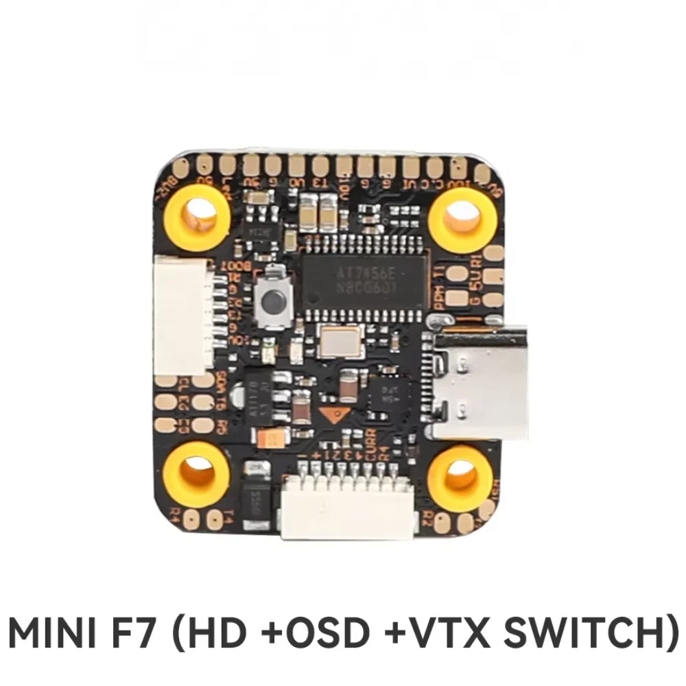 T-MOTOR HOBBY T-HOBBY FC F Series MINI F7 (HD + OSD + interruptor VTX) controlador de vuelo para Dron FPV RC Motor de carreras Dron FPV