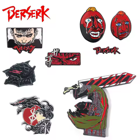 Behelit Griffith Egg Of King Enamel Pins Brooch Berserk Letter Logo Badge Brooch Lapel Pin Jewelry Gift Bags Jackets Decorate
