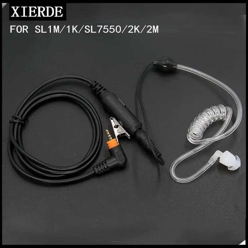 Earhook Earpiece For Motorola Radio SL1K SL1600 SL1M SL2M SL7550 SL4000 SLIK Moto TRBO Radio Walkie Talkie PTT Headphone Headset