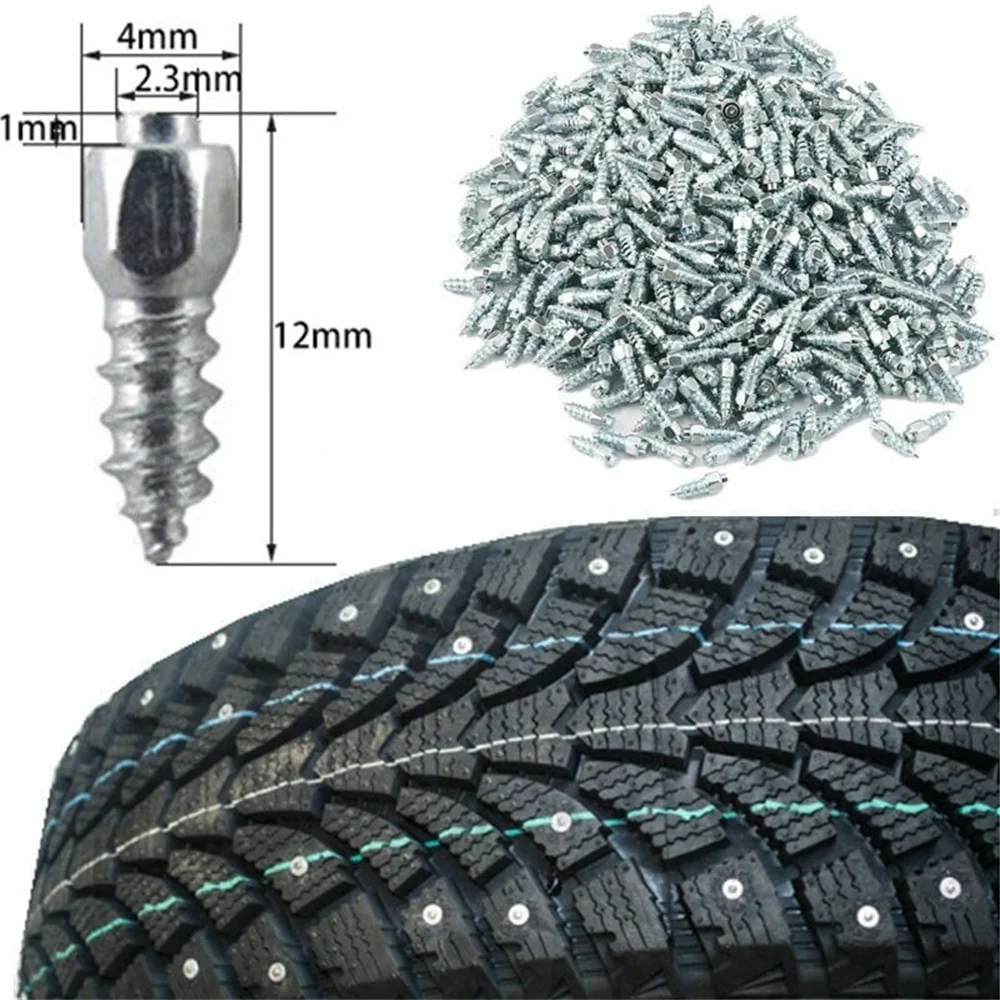 

Car Tire Studs Anti-Slip Screws Nails Auto Motorcycle Bike Truck Off-road Tyre Anti-ice Spikes Snow Sole Tire Cleats 10/20/30pcs