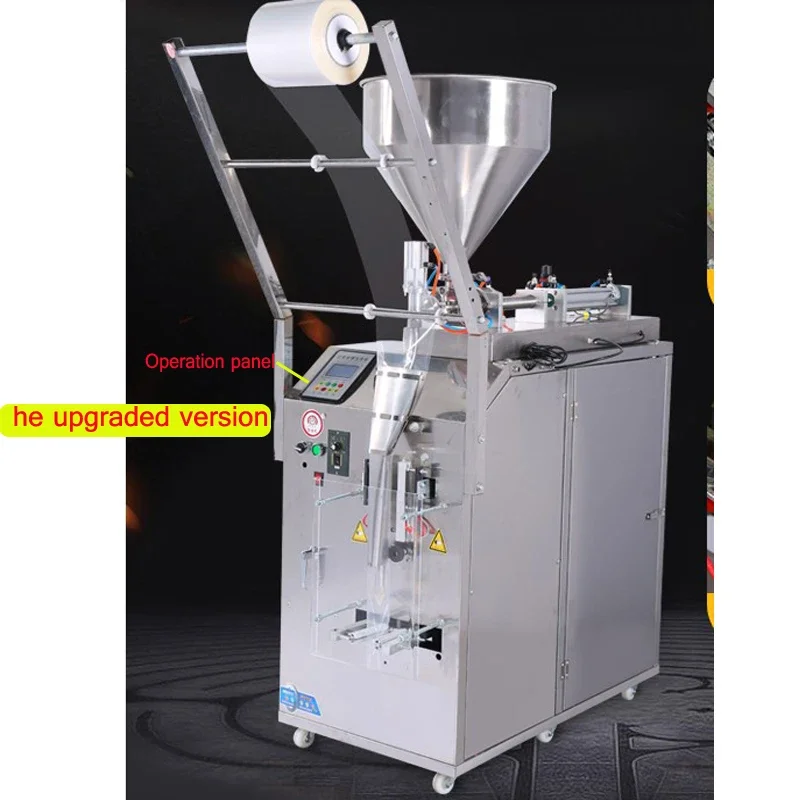 Máquina De Empacotamento Líquida Automática, Máquina De Selagem De Tempero De Molho, Máquina De Enchimento De Óleo De Pimenta Líquida Do Vinho Do Mel, 220V, 110V