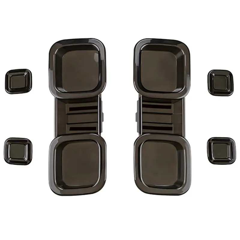 ABIB -6Pcs Taillight Cover Brake Light Cover Trim Smoked Black For Land Rover Defender 90 110 130 2020-2025