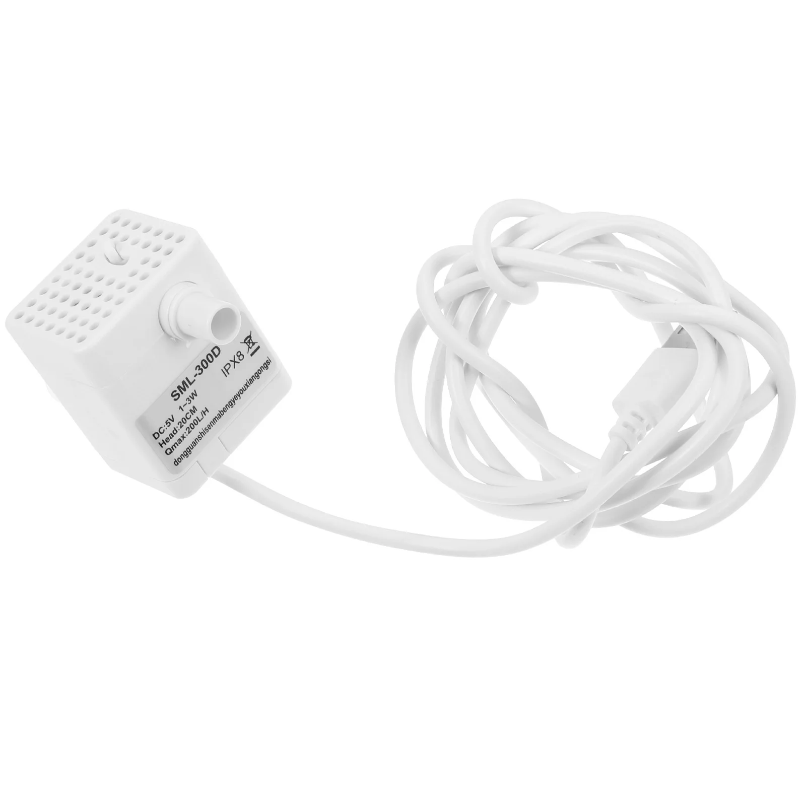 

Mini Submersible Water Pump Plastic Quiet Easy Install for Pet Fountain Fish Tank Fountain Pumps Outdoor Garden