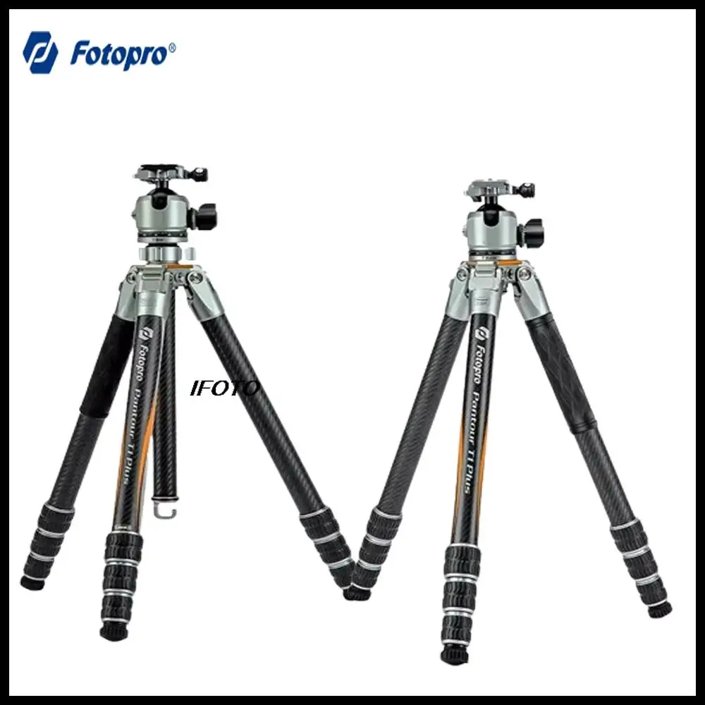 

Fotopro T1 PLUS Carbon Fiber Tripod Portable Outdoor Scenery Travel Photography Support Stand 32mm Mirrorless Camera bracket