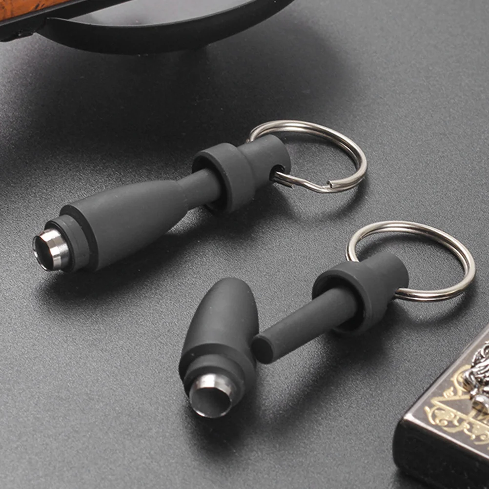 

Stainless Steel Hole Opener Keychain Mini Pocket Punch Tool Durable Cigar Accessories Supplies For Smokers Cigar Punch Tool