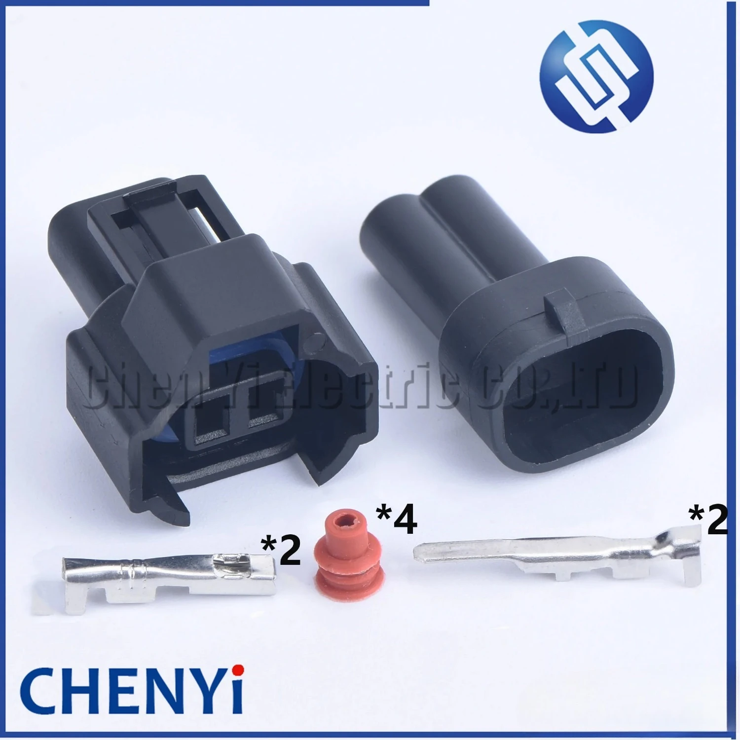 Bobina de encendido del enchufe del inyector automático, accesorio de 2 pines hembra, conector impermeable, carcasa 4AGE RB26 3SGE para Toyota Mazda, 1 Juego