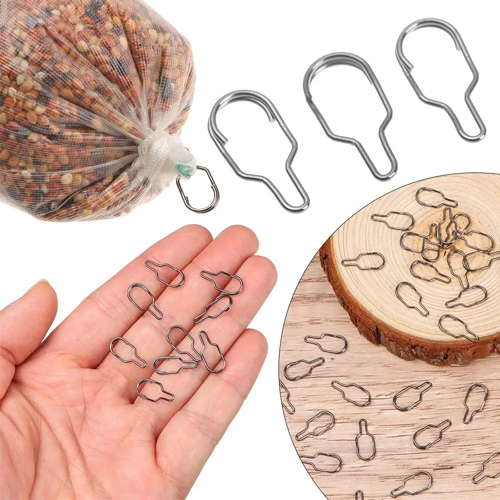 50Pcs/Pack Hot For Carp Hair Rig Tool Equipment PVA Bag Clip Angling Feeder Supplies Carp Fishing Accessories Bait Clips