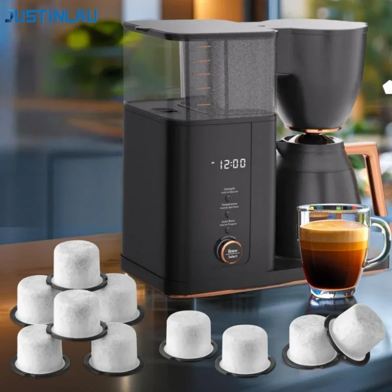 

6/10pcs Coffee Machine Active Filter Core for Caf É＆GE Profile Grind & Brew Coffee Maker Coconut Shell Coffee Machine Accessory