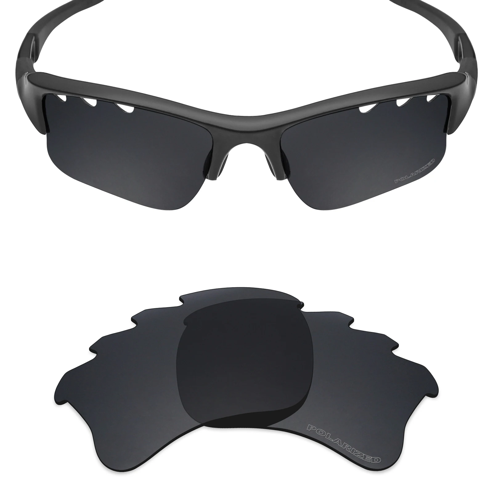 ezoptix123 Etched Anti-salt Polarized / Non-Polarized Lenses Replacement for Oakley Flak Jacket XLJ Vented Sunglasses