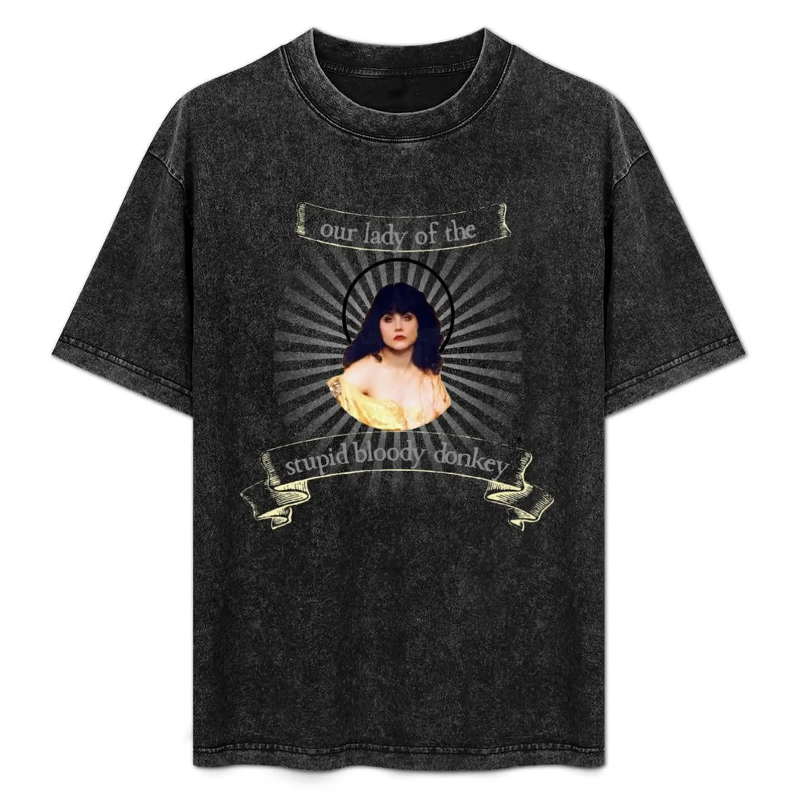Camiseta Nadja, Nossa Senhora do Burro Estúpido e Sangrento, tamanho grande, camiseta de algodão macio