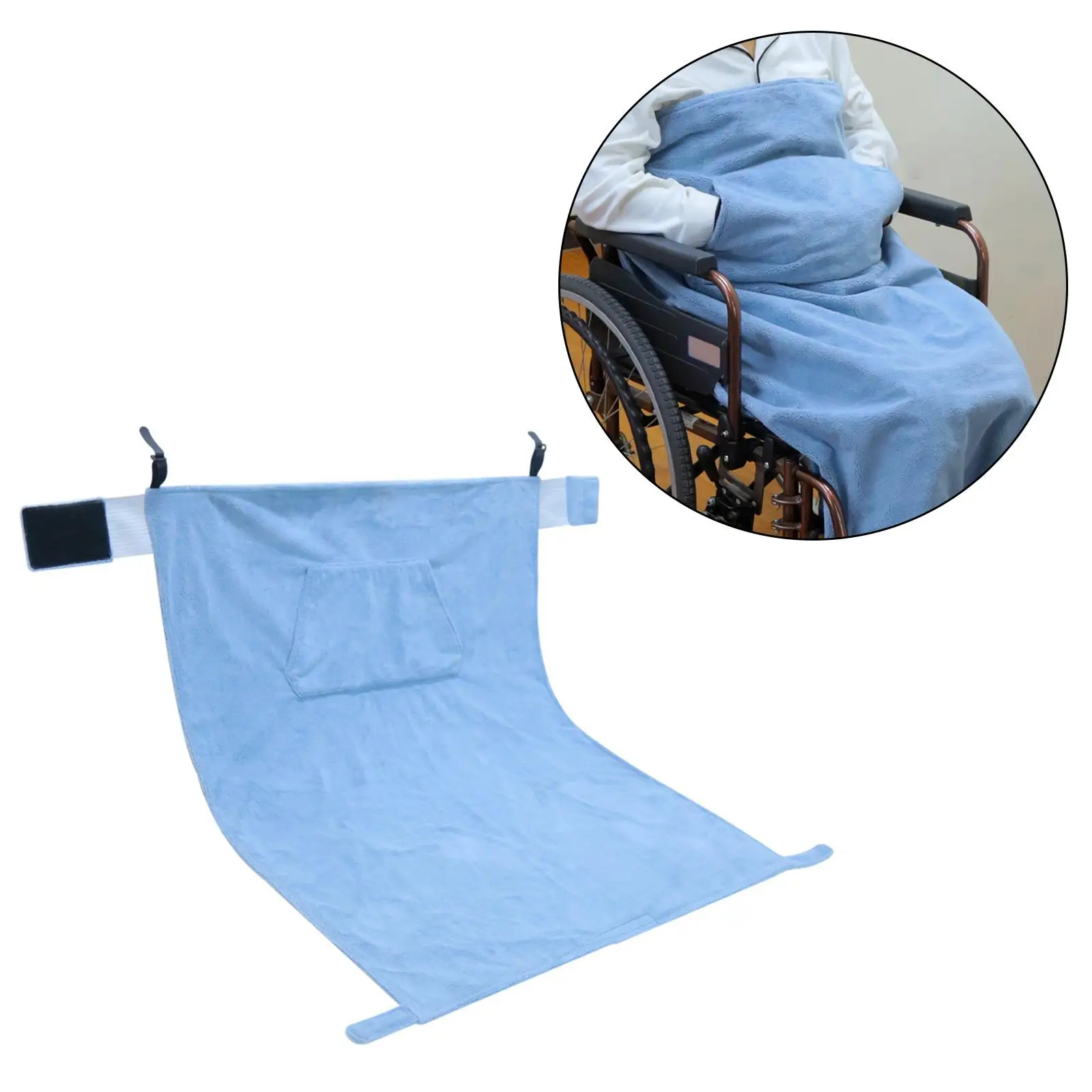 Waist Leg Outdoor Wheelchair Lap Blanket Packable Nap Travel Accessories Lightweight Fleece Wrap Lap Blanket for Airplane Train