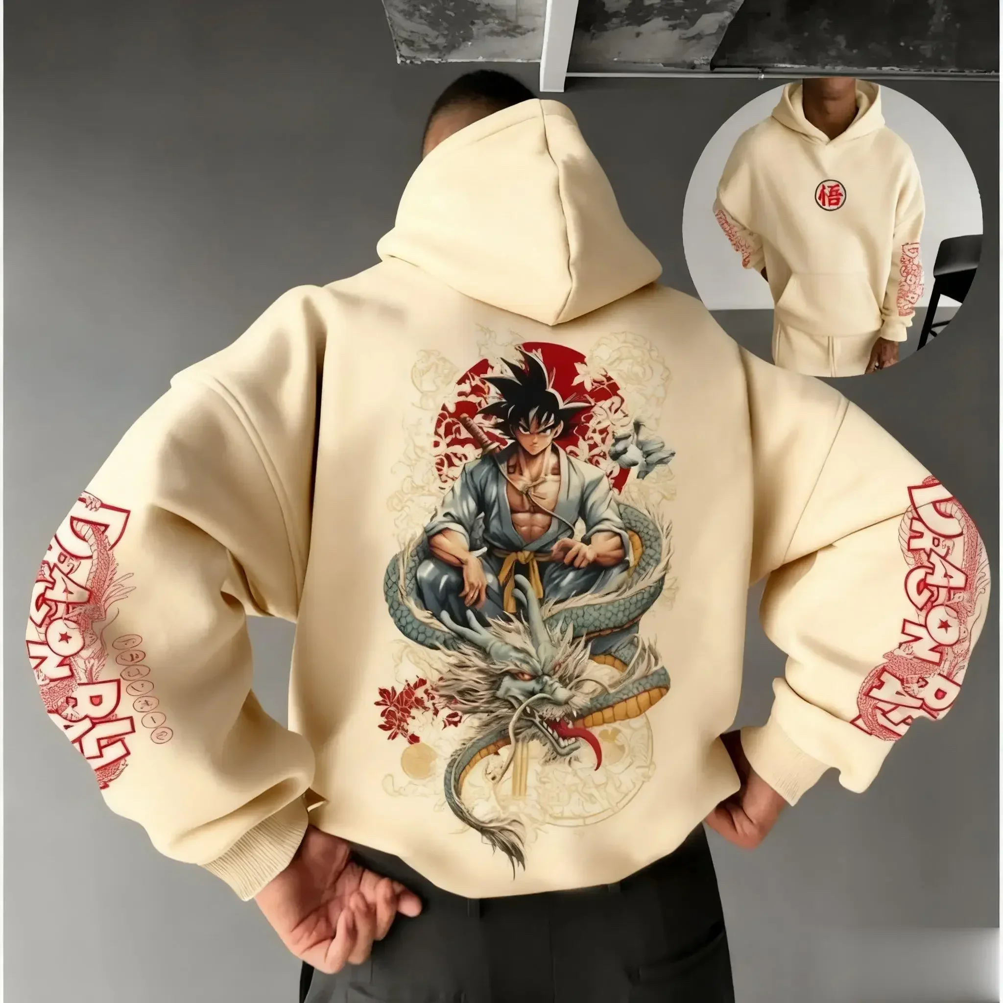 للجنسين لعبة دراغون بول جوكو هوديي أنيمي طباعة البلوز الرجال النساء المتضخم بلوزة كاجوال الشارع الشهير سترة الخريف الشتاء العصرية