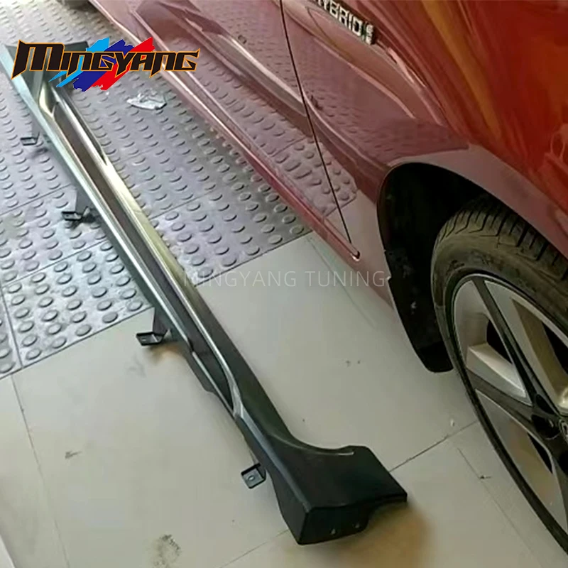 Factory Hot Selling PP Plastics Material Body Kit Modelista Front Lip Side Skirt Diffuser for Prius 50 2017 - Image 2
