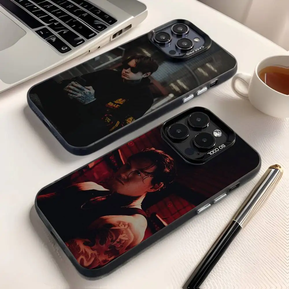 

N-Noah Sebastians Phone Case For iPhone 16,15,14,13,12,11,8,7,Pro,Max,Plus,Mini,XS,SE Anti Fall Black Matte Hard