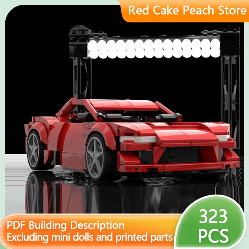 

Speed Racing Car Model MOC Building Bricks F7 Mid-Engine Supercar Modular Technology Children Holiday Gifts Assemble Toys Suit