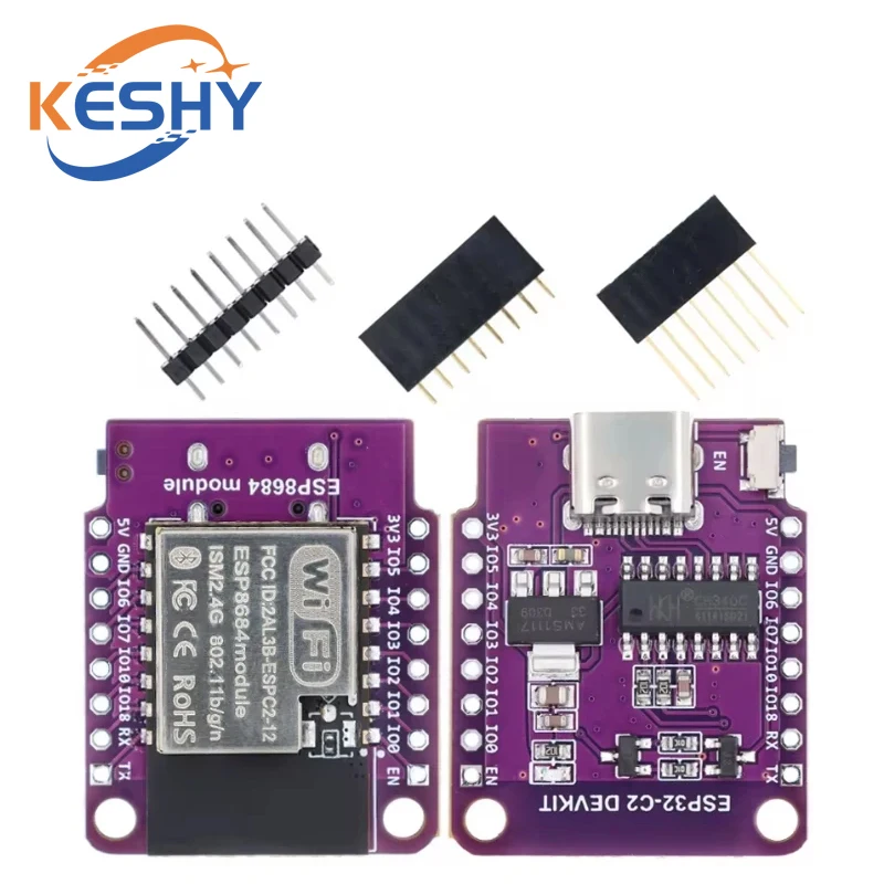 Wemos D1 Mini ESP8266 ESP32 ESP32-C2 ESPC2-12 DevKit Serial WIFI+Bluetooth CH340G ESP8684 Development Board Module For Arduino