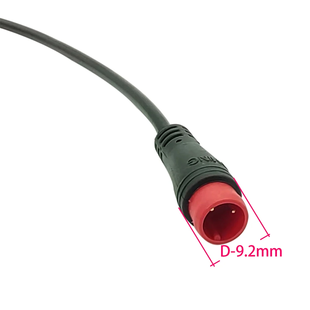 Electric Bicycle Y Splitter Cable RED 2 Pin 1 To 2 Scooter Brake Sensor RED 2 Pin E-Bike ABS Replacement Part Ebike Accessories