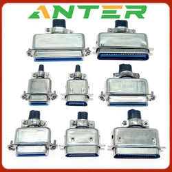 1PCS 57 Series Centronics Connector Male Female CN14/24/36/50P Ribbon Computer Printer Cable Mount Adapters with Mental Cover
