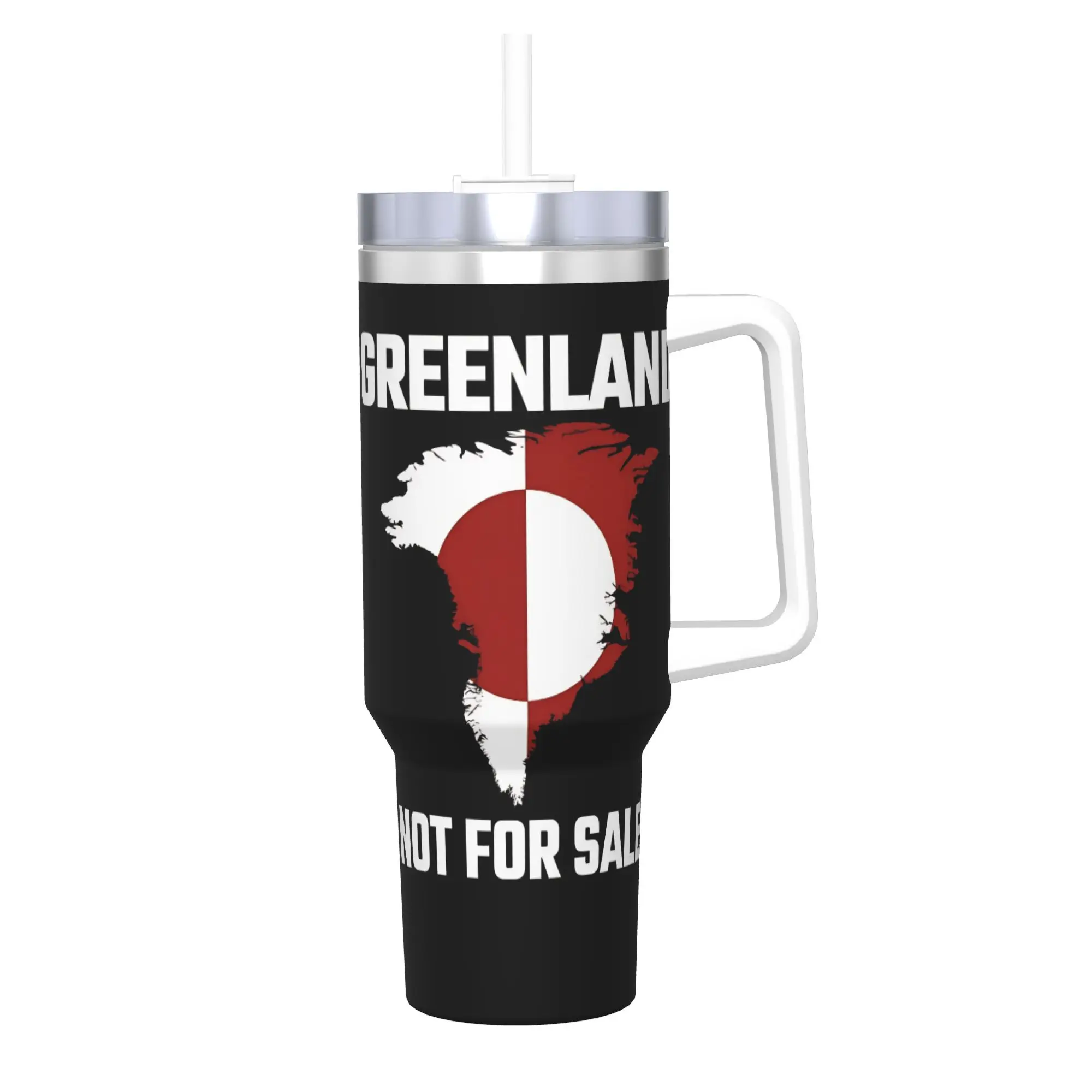 

Greenland Is Not For Sale Polar Bear Greenland Flag 40oz Tumbler Stainless Steel Double Wall Vacuum Insulated