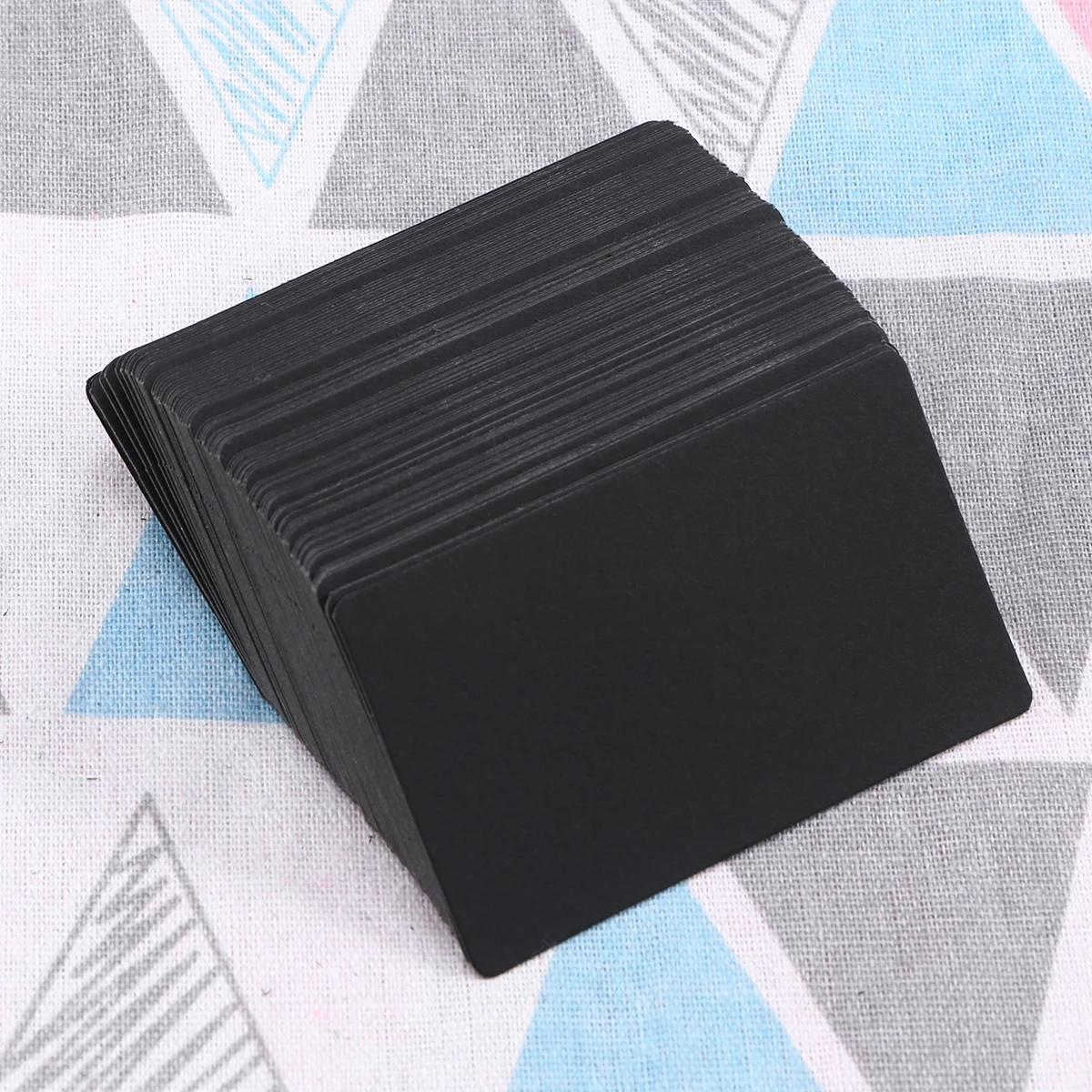 

100pcs Retro Kraft Blank Message Diy Greeting Memo Notes Gift Tags Wedding Favor Party Place Name Cards Handwritten Graffiti