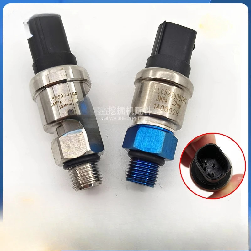 

Excavator Kobelco SK200 210 250 330 350-5-6 -8 low pressure sensor hydraulic pump pressure switch
