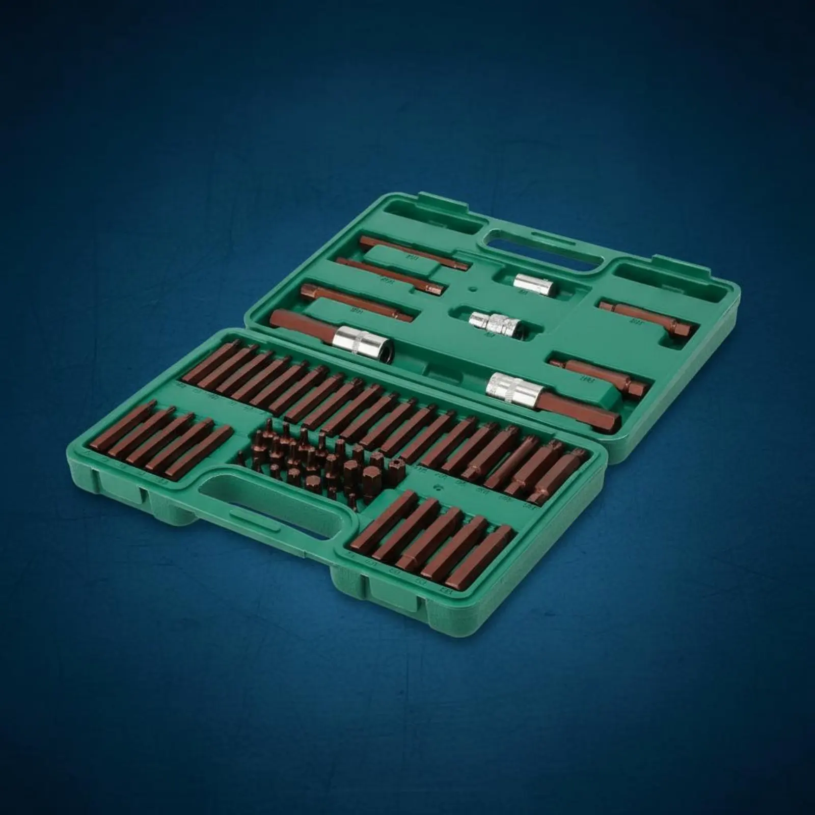 

60 Pieces Star Drive Bit Set s2 Alloy Steel Star Driver Bit Set Heat Treated Laser Marked for Mechanics, Garage