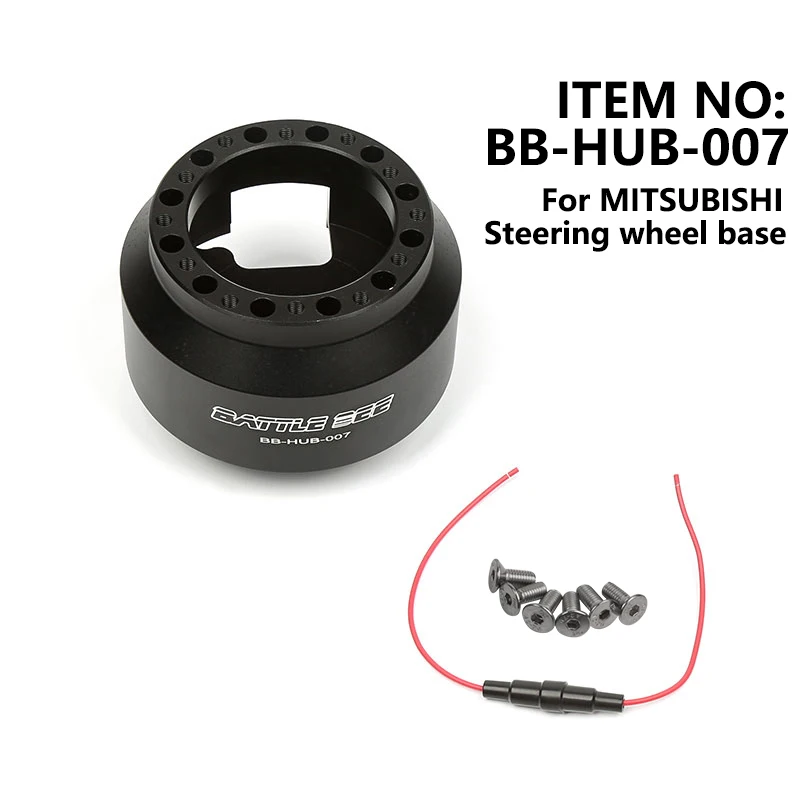 BATTLEBEE New Steering Wheel Boss Kit Hub Adapter Car Refit Kit Steering Wheel Connector Base Adapter for MITSUBISHI Model