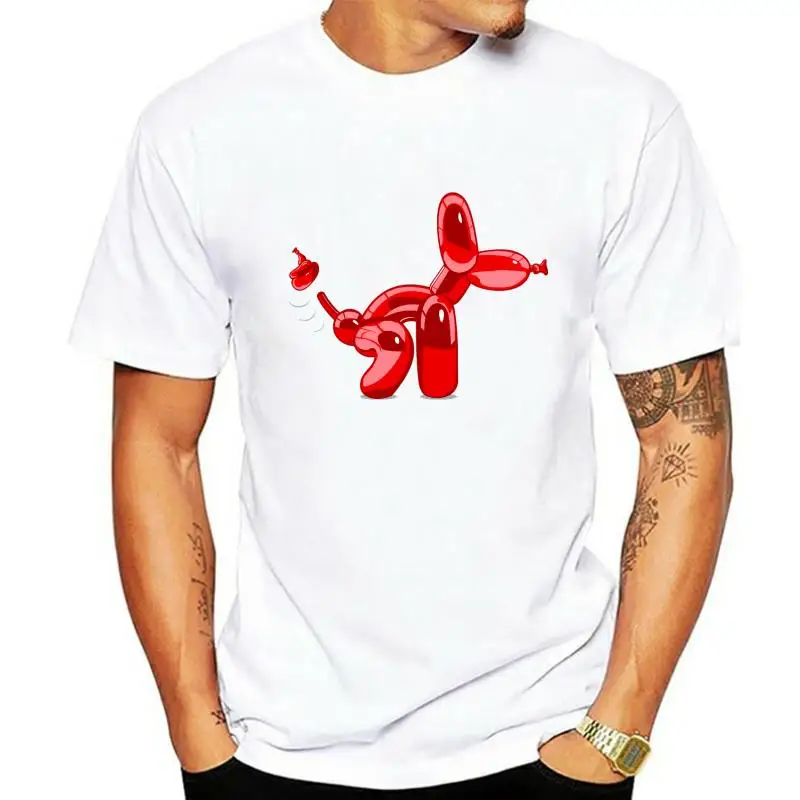 Men t-shirt Poop Balloon Dog tshirt Women t shirt