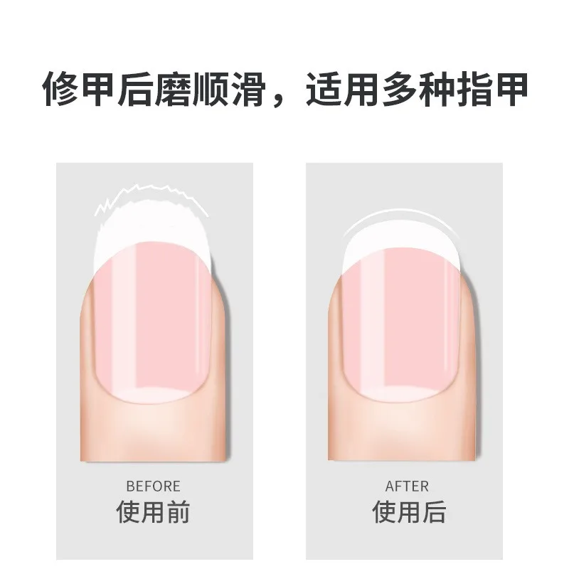 Нанометровая стеклянная пилочка для ногтей, шлифовальная полоска, полировка, осветляющий лак для ногтей, не повреждающий руки, портативный двусторонний инструмент для ногтей