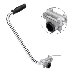 1PCS Stainless Steel String Trimmer Handle Ergonomic Non-slip Grip Gardening Hand Tool New In High Quality
