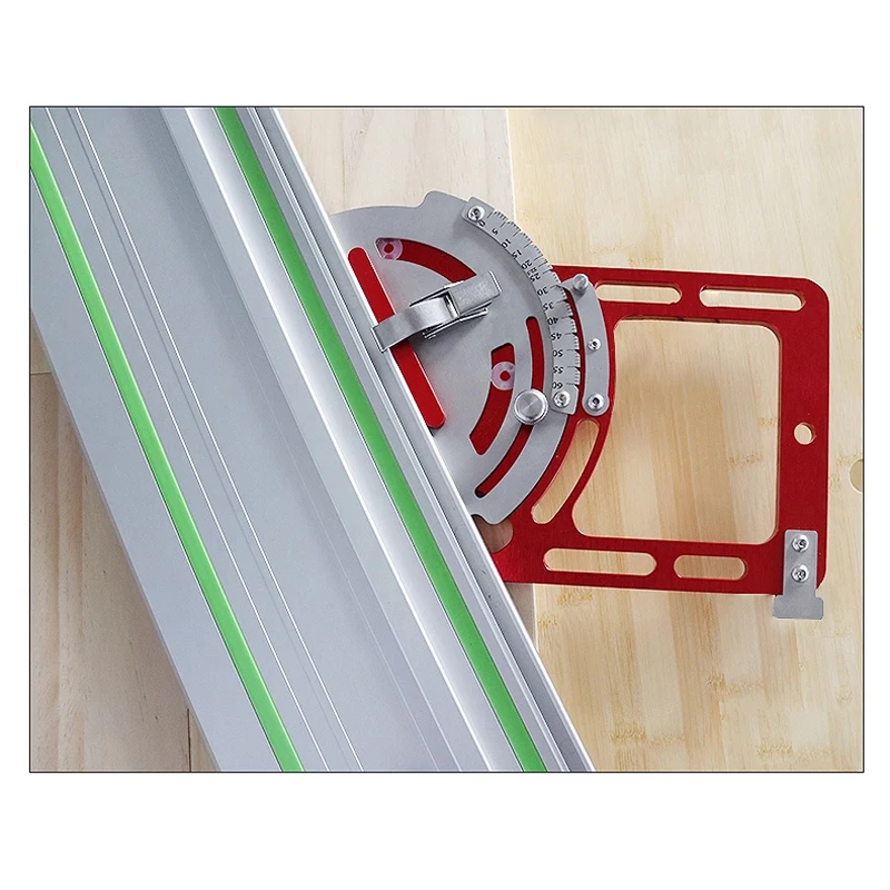 木工用角度調整ガイドクランプ 電動丸鋸/彫刻機アクセサリー パネル切断補助具 角度調整可能