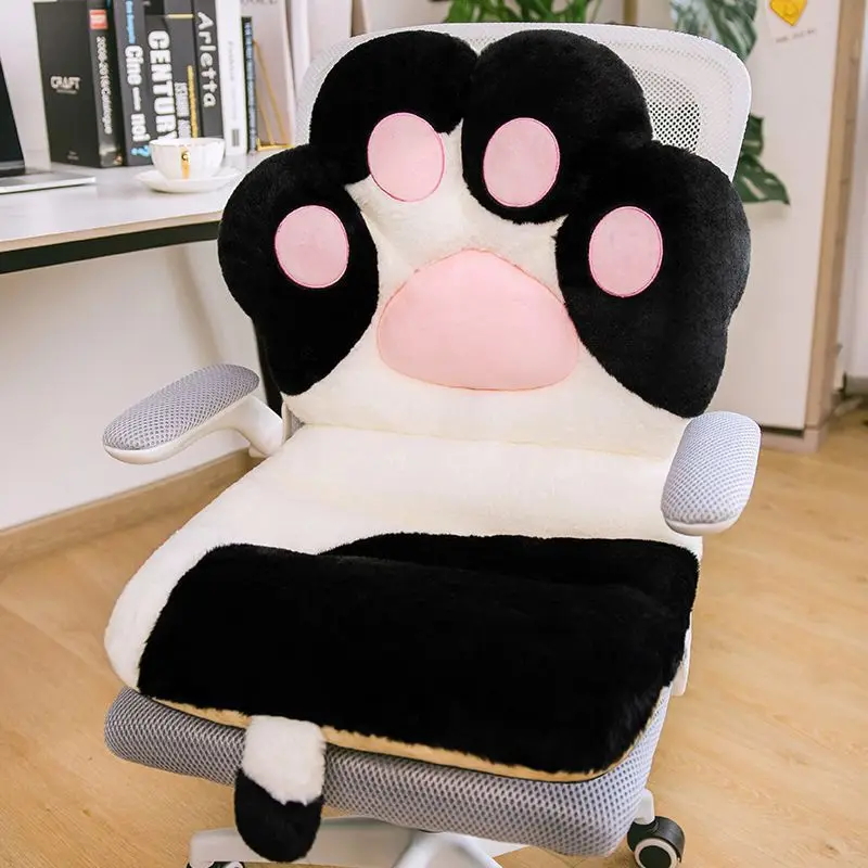 Kawaii Cat Paw Soft Plush Seat Cushion - Special Edition