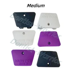 3Pcs Dental Medium Silicone Mouth Prop Bite Blocks Opener Cheek Retractor Adult Children Blacck/Grey/Purple