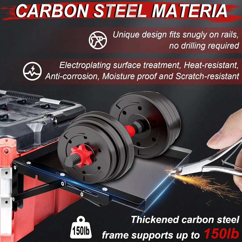 Obrázek 7: Skládací magnetický stůl hodí pro milwaukee packout toolbox sytý magnetický nářadí bedna na láhve side(tools jsou ne- v ceně )